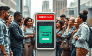 A person receiving fast financial assistance without bureaucratic delays.