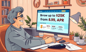 Looking for better loan rates? Borrow up to $25K at 8.9% APR.