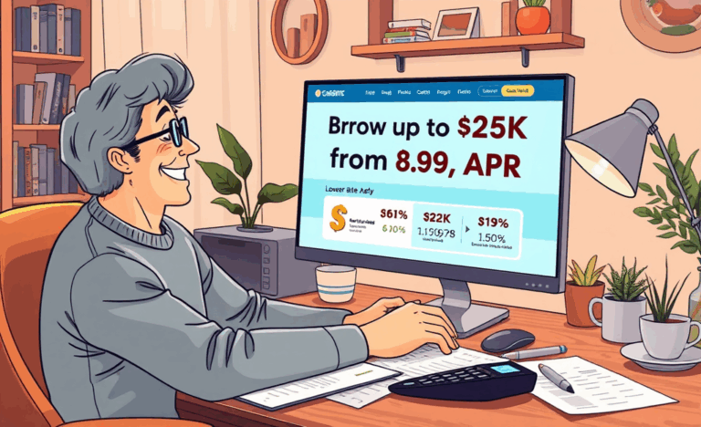 Looking for better loan rates? Borrow up to $25K at 8.9% APR.