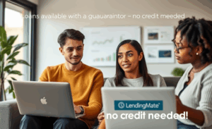 Image illustrating the concept of Guarantor Loans through LendingMate for those with no credit history.