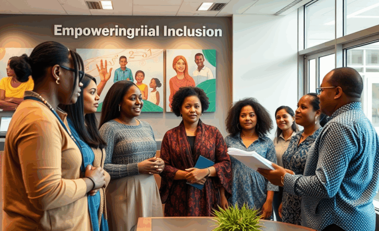 An infographic illustrating Capital Bank's efforts in promoting financial inclusion for underserved communities.
