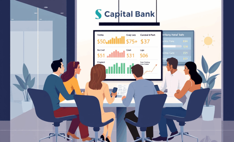 A person exploring financing options for personal loans at Capital Bank.