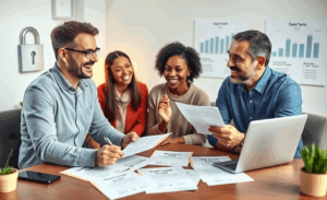 An image depicting transparent loan options with no fees or hidden costs.