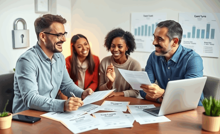 An image depicting transparent loan options with no fees or hidden costs.