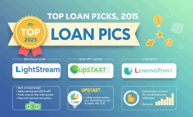 An overview of the top loan options for 2025 highlighting their features and benefits.