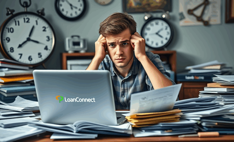 A person applying for a loan seamlessly online without paperwork hurdles.