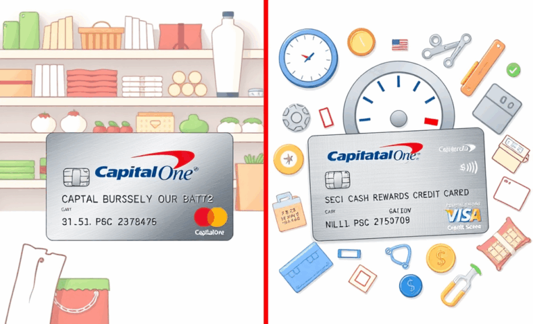 A comparison of Capital Bank credit cards focusing on cashback rewards and credit repair options.